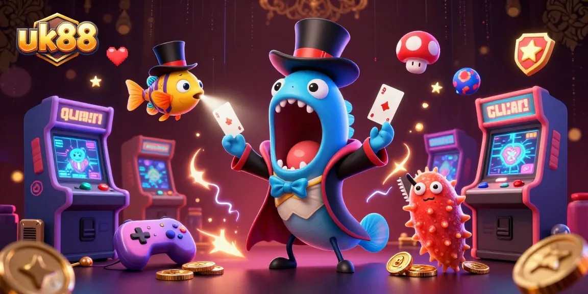 uk88 games come alive with a magical scene showcasing excitement and color