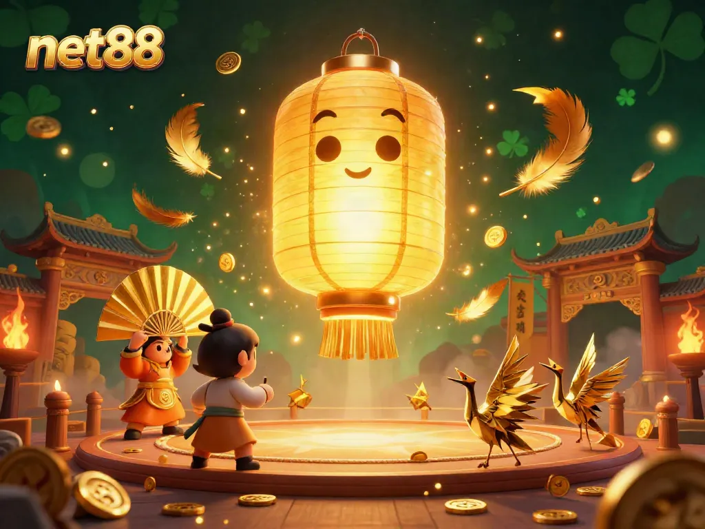 Experience thrilling gameplay at net88 with a fantastic 3D illustration of casino spirits and warriors