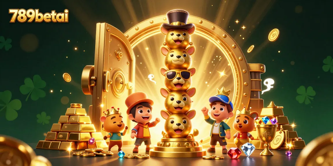 Engage in thrilling gameplay at 789betai as golden treasures and vibrant casino elements come to life.